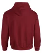 Gildan GI18500 unisex kapucnis pulóver - garnet szín