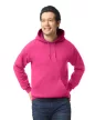 Gildan GI18500 unisex kapucnis pulóver - heliconia szín