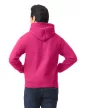 Gildan GI18500 unisex kapucnis pulóver - heliconia szín