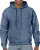 Gildan GI18500 unisex kapucnis pulóver - heather sport dark navy szín