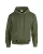 Gildan GI18500 unisex kapucnis pulóver - military green szín