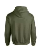 Gildan GI18500 unisex kapucnis pulóver - military green szín