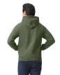 Gildan GI18500 unisex kapucnis pulóver - military green szín