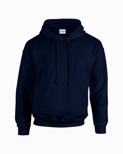 Gildan GI18500 unisex kapucnis pulóver - navy szín