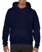 Gildan GI18500 unisex kapucnis pulóver - navy szín