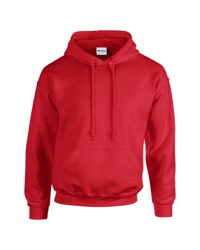 Gildan GI18500 unisex kapucnis pulóver - red szín