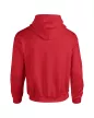 Gildan GI18500 unisex kapucnis pulóver - red szín