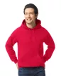 Gildan GI18500 unisex kapucnis pulóver - red szín