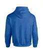 Gildan GI18500 unisex kapucnis pulóver - royal szín