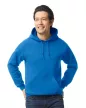 Gildan GI18500 unisex kapucnis pulóver - royal szín