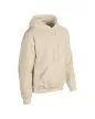 Gildan GI18500 unisex kapucnis pulóver - sand szín