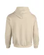 Gildan GI18500 unisex kapucnis pulóver - sand szín