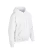 Gildan GI18500 unisex kapucnis pulóver - white szín
