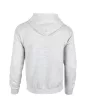 Gildan GI18600 unisex cipzáros kapucnis pulóver - ash szín