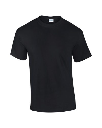 Gildan GI2000 unisex rövid ujjú felnőtt póló - black szín