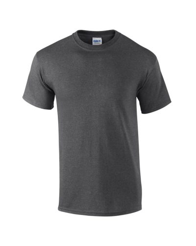 Gildan GI2000 unisex rövid ujjú felnőtt póló - dark heather szín