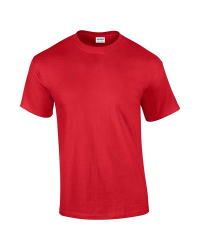 Gildan GI2000 unisex rövid ujjú felnőtt póló - red szín