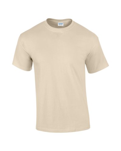 Gildan GI2000 unisex rövid ujjú felnőtt póló - sand szín