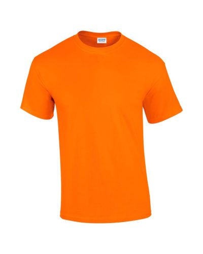 Gildan GI2000 unisex rövid ujjú felnőtt póló - safety orange szín