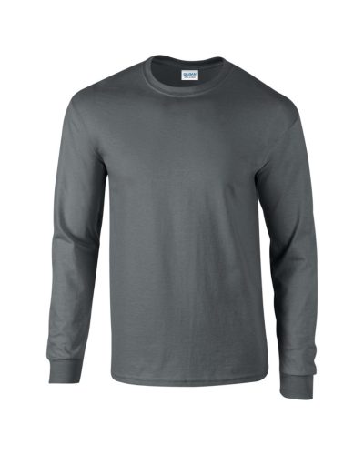 Gildan GI2400 unisex kereknyakú pulóver - charcoal szín