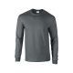 Gildan GI2400 unisex kereknyakú pulóver - charcoal szín