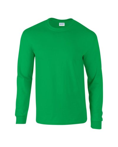 Gildan GI2400 unisex kereknyakú pulóver - irish green szín