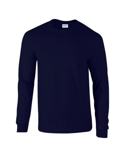 Gildan GI2400 unisex kereknyakú pulóver - navy szín