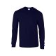 Gildan GI2400 unisex kereknyakú pulóver - navy szín