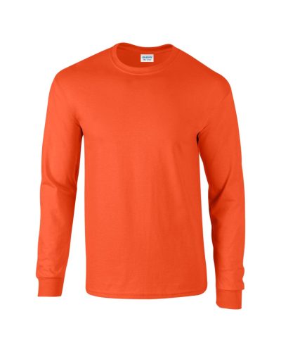 Gildan GI2400 unisex kereknyakú pulóver - orange szín