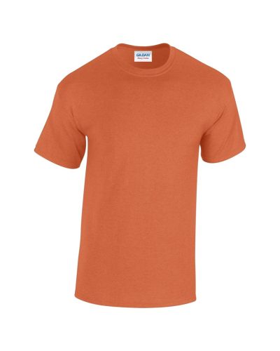 Gildan GI5000 unisex kereknyakú rövid ujjú póló - antique orange szín