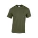 Gildan GI5000 unisex kereknyakú rövid ujjú póló - military green szín
