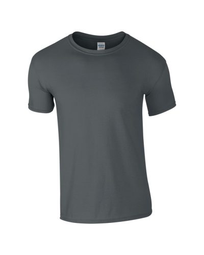 Gildan GI64000 unisex kereknyakú rövid ujjú póló - charcoal szín