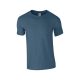 Gildan GI64000 unisex kereknyakú rövid ujjú póló - indigo blue szín