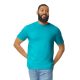 Gildan GI64000 unisex kereknyakú rövid ujjú póló - tropical blue szín