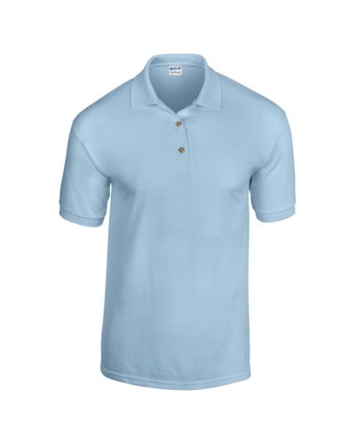 Gildan GI8800 unisex kevertszálú galléros póló - light blue szín