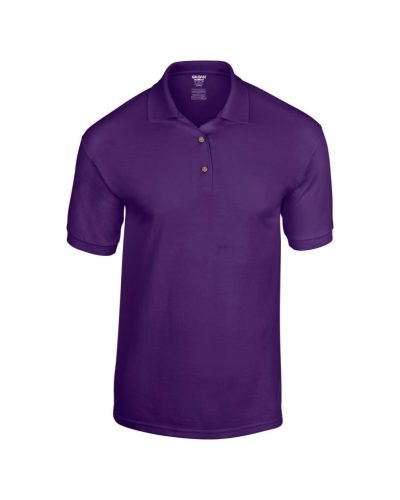 Gildan GI8800 unisex kevertszálú galléros póló - purple szín