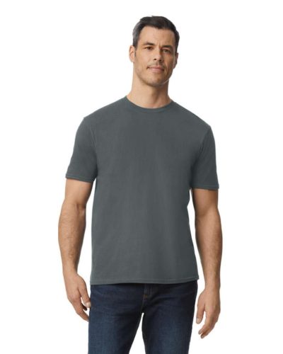 Gildan GI980 unisex rövid ujjú pamut póló - storm grey szín