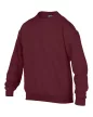 Gildan GIB18000 kevertszálú gyerek pulóver - maroon szín