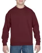 Gildan GIB18000 kevertszálú gyerek pulóver - maroon szín
