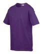 Gildan GIB64000 rövid ujjú pamut gyerek póló - purple szín
