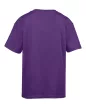 Gildan GIB64000 rövid ujjú pamut gyerek póló - purple szín