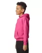 Gildan GIBSF500 kapucnis gyerek pulóver - pink lemonade szín