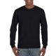 Gildan GIH400 unisex felnőtt hosszú ujjú póló - black szín
