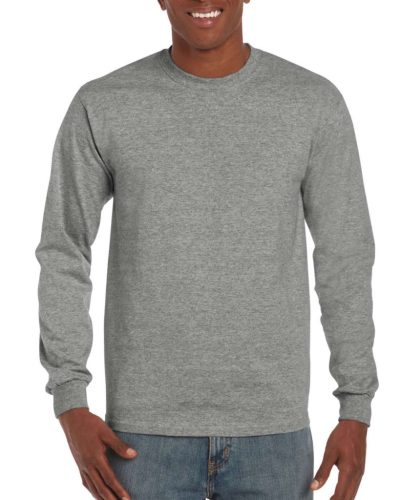 Gildan GIH400 unisex felnőtt hosszú ujjú póló - graphite heather szín