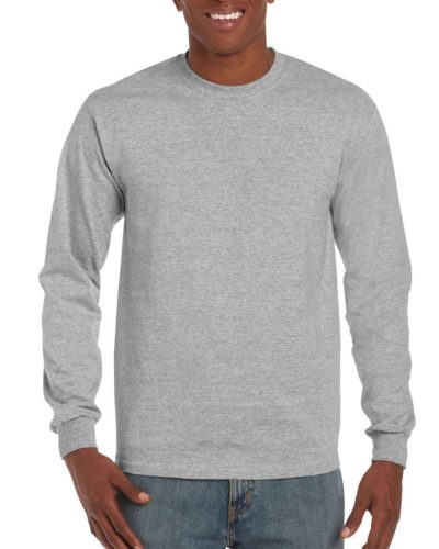 Gildan GIH400 unisex felnőtt hosszú ujjú póló - rs sport grey szín