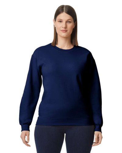 Gildan GISF000 kevertszálú unisex pulóver - navy szín