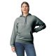 Gildan GISF500 kevertszálú unisex kapucnis pulóver - dark heather szín