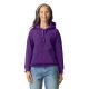 Gildan GISF500 kevertszálú unisex kapucnis pulóver - purple szín