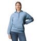Gildan GISF500 kevertszálú unisex kapucnis pulóver - stone blue szín