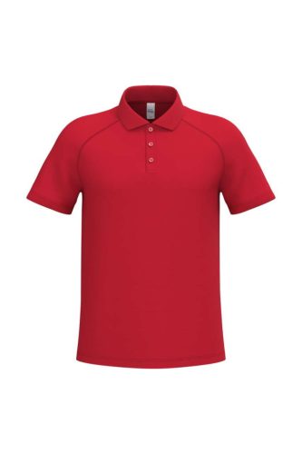 iDeal Basic IB200 férfi galléros póló ideal red színben